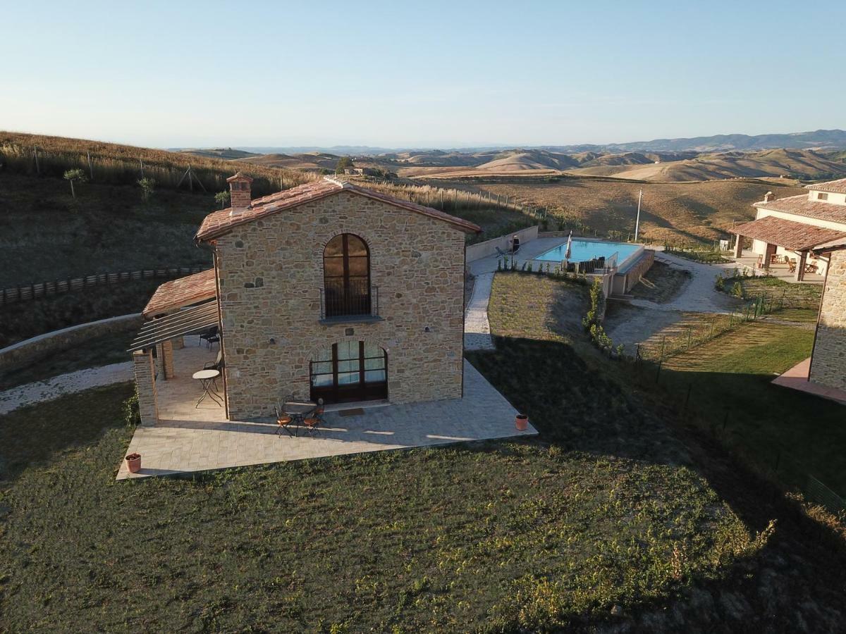I Tre Casali Lägenhet Volterra Exteriör bild